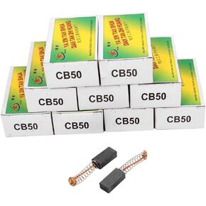 IIVVERR 10 Pairs 30x12x8x5mm Carbon Brushes Power Tool for Electric Hammer Drill Motor (10 Pares de 30x12x8x5mm Cepillos de carbón Herramienta eléctrica para martillo eléctrico de perforación del moto