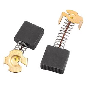 IIVVERR Pair 17x17x7mm Carbon Brushes Power Tool for Electric Hammer Drill Motor (Herramienta eléctrica de par de escobillas de carbón de 17x17x7 mm para motor de taladro de martillo eléctrico