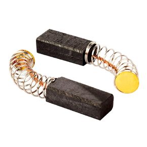 IIVVERR Pair 13mm x 6mm x 4mm Carbon Brushes Brush Repairing Part for Generic Electric Motor (Par de pieza de reparación de cepillo de escobillas de carbón de 13 mm x 6 mm x 4 mm para motor eléctrico