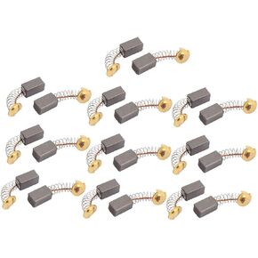 IIVVERR 5 Pairs 33 x 13 x 7 x 6mm Carbon Brush Electric Tool for Hammer Drill Motor (5 pares de 33 x 13 x 7 x 6 mm herramienta eléctrica de cepillo de carbón para motor de taladro de martillo