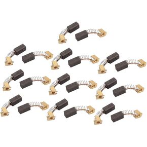 10 Pairs 30 x 12 x 6 x 6mm Carbon Brushes Power Tool for Electric Hammer Drill Motor (10 pares de herramientas eléctricas de 30 x 12 x 6 x 6 mm de carbono para el martillo eléctrico de perfora