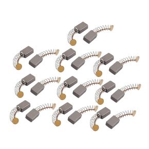 10 Pairs 30x11x8x5mm Carbon Brushes Power Tool for Electric Hammer Drill Motor (10 Pares de 30x11x8x5mm Cepillos de carbón Herramienta eléctrica para martillo eléctrico de perforación del moto