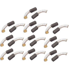 IIVVERR 10 Pairs 33 x 14 x 6 x 6mm Carbon Brushes Power Tool for Electric Hammer Drill Motor (10 pares de 33 x 14 x 6 x 6 mm herramienta eléctrica de escobillas de carbón para martillo eléctrico de pe