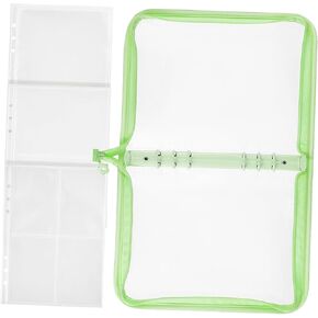 ARTIBETTER Photo Binder with Card Sleeves Glitter Album for Photos and Stickers Multi Purpose Organizer with Spacious Pockets Durable Design for Collecting Memories