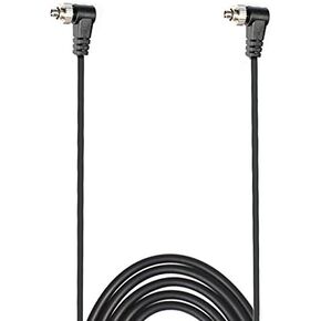 Foto & Tech 5 Meter Male to Male Flash PC Sync Cable مع قفل المسمار ، طوله 16 قدمًا ، متوافقًا مع Nikon ، Canon ، ومعظم كاميرات DSLR