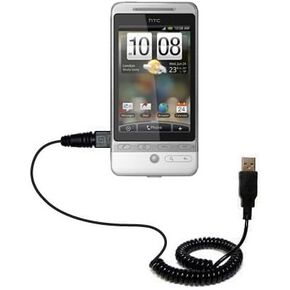 طاقة ملفوفة كابل USB Sync Sync لـ HTC Hero S مع كل من ميزات البيانات والشحن - يستخدم تقنية TipExchange