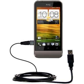 كابل USB الكلاسيكي المستقيم لـ HTC Primo / T320E مع إمكانيات التزامن الساخن والشحن - يستخدم تقنية TipExchange