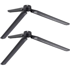 STOBOK 2Pcs Broadcast Tripod with Slip Feet and Screw Compact Tabletop Stand for Cameras Projectors Vlogging and Photography