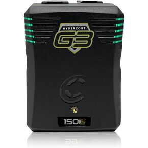 Core HyperCore G3 150 V-Mount Smart Battery Pack – 158Wh, 20A Draw, USB-C PD Input/Output, 145W/45W Power Ports, Compact & Lightweight – Ideal for High-Power Video Equipment (V-Mount)