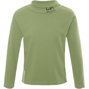 Toddler Boys Girls Casual Long Sleeve Thermal Underwear Top Letter Print Mock Neck T-Shirts Winter Undershirt