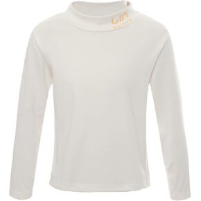 TiaoBug Baby Boys Girls Solid Letter Print Mock Thermal Underwear Tops Undershirts Long Sleeve Baselayer T-Shirts in Kuwait