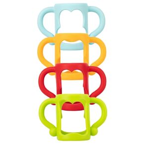 DECHOUS 4Pcs Silicone Bottle Handles Grip Ergonomic Design for Easy Use Fit for Feeding Bottles Comfortable Hold