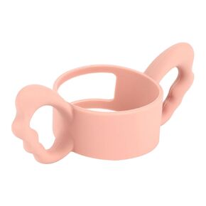 1Pc Wide Mouth Bottle Silicone Feeder Handle Non Slip Grip for Milk Bottles Ergonomic Design for Easy Holding Safe for Little Hands