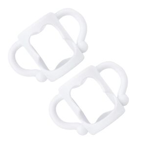2Pcs Milk Bottle Handle Ergonomic Non Slip Feeder Accessory Compatible with Bottles Easy to Clean and Install for Little Hands
