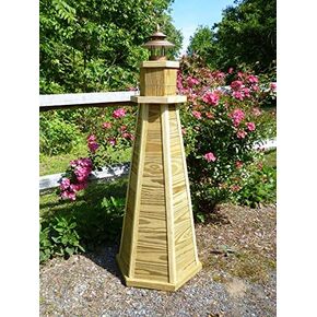 Woodworking Plans for a 4 ft. Lawn Lighthouse. DIY Instruction guide includes photos at every step. Plans sent on CD.