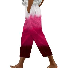 Linen Pants Everyday Casual Drawstring Pants Palazzo Pants Women Plus Size Pants for Women Womens Work
