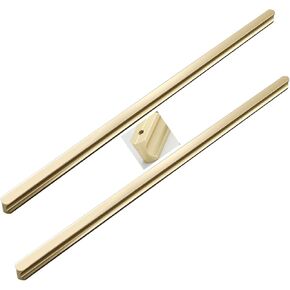 Wardrobe Door Handles,2pcs Drawer Handles Aluminum Alloy Furniture Handle,Cupboard knockers Bedroom Knob Knobber for Dresser(Rose Gold,Hole Distance 192mm)