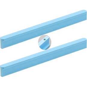 Wardrobe Door Handles,2pcs Blue Drawer Handles Round T-Shaped Aluminum Alloy Furniture Handle,Cupboard knockers Bedroom Knob Knobber for Dresser(Hole spacing 96mm)
