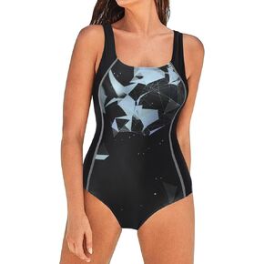 ZYXTIM Floral Print Swimsuits for Women Tummy Control One Piece Bathing Suits High Waisted 2024 Summer Beach Surfing Swimwear