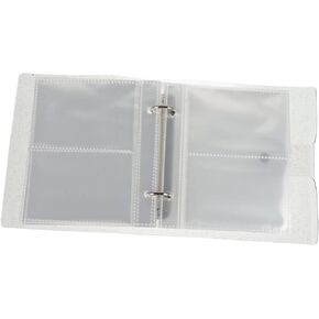 2pcs Portable Photo Album Clear Binder Cover Transparent Photocard Binder Book for Organized Storage of Business Cards Postcards and Pictures for Travel and Everyday Use