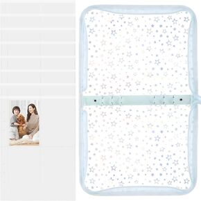 FAVOMOTO Zipper Photo Album Holder with Capacity Postcard Binder for Organizing Photos Stylish and Sturdy Design for Collectors