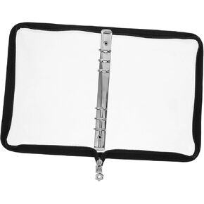 DOITOOL Clear Photo Album Binder Cover Stylish Protective Case for Memory Cards Loose Leaf Inserts Elegant Design for Organizational Needs Versatile for Various Occasions