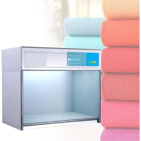 LED Light Box Color Matching Cabinet, Color Assessment Cabinet 6 Light Source Lab Color Matching Light Box, Fabric Textile and Clothing Color Matching
