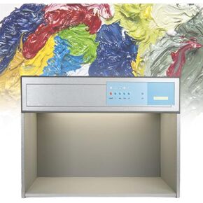 Color Assessment Cabinet, Color Matching Box with 6 Light Sources, Assessment Cabinet Box for Fabrics Textile Clothing Color Cabinets Equipment Tools