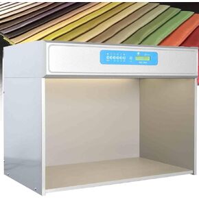 Light Box Textile Printing Color Matching Cabinet, Six Light Sources for Lab Color Matching Light Box, Color Assessment Cabinet Led Color Light Boxes : D65 Tl84 Uv F Cwf U30