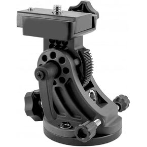 Fabater Telescope Latitude Seat, Aluminum Alloy Equatorial Mount for Sky Watcher, Equatorial Wedge Latitude Base for Astronomy Telescope Accessory, 90° Adjustment, 3/8 inch Thread
