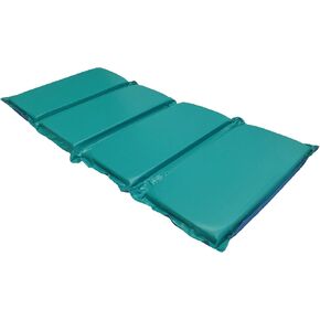 KinderMat 2" Jr. Daydreamer 2" x 19" x 44", 2 inches Thick, 4-Section Rest Mat, Blue/Teal, Great for School, Daycare, Travel, and Home, 100% Made in USA