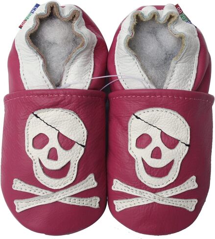 Carozoo Boys Girls Soft Sole Leather Baby Shoes Slippers Toddler Kids Child in Kuwait