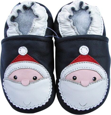 Carozoo Boys Girls Soft Sole Leather Baby Shoes Slippers Toddler Kids Child in Kuwait