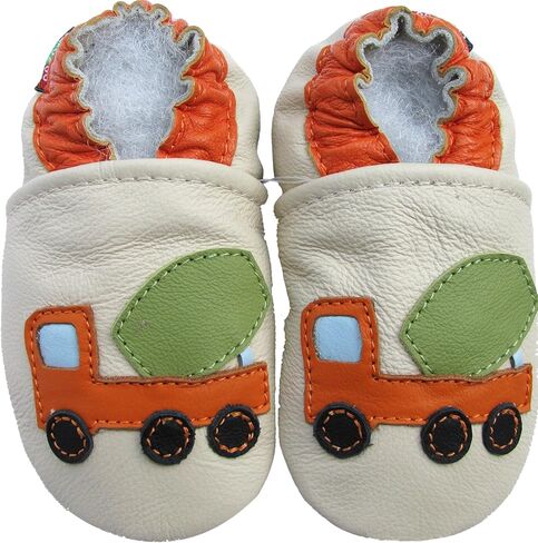 Carozoo Boys Girls Soft Sole Leather Baby Shoes Slippers Toddler Kids Child in Kuwait