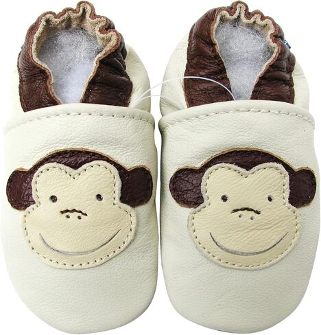 Carozoo Boys Girls Soft Sole Leather Baby Shoes Slippers Toddler Kids Child in Kuwait