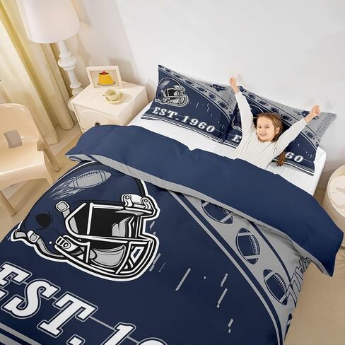 Erosebridal Sports Davet Cover Toddler ، American Football City Bedding String for Boys Teens Ons ، City Classic Dallas Cofforter Cover ، Sports Thief Serft Decor in Kuwait