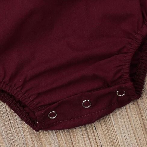 Newborn Baby Boy Girl Cotton Line Sleeveless Straps Bodysuit Romper Jumpsuit Outfits Summer Overalls Clothes in Kuwait