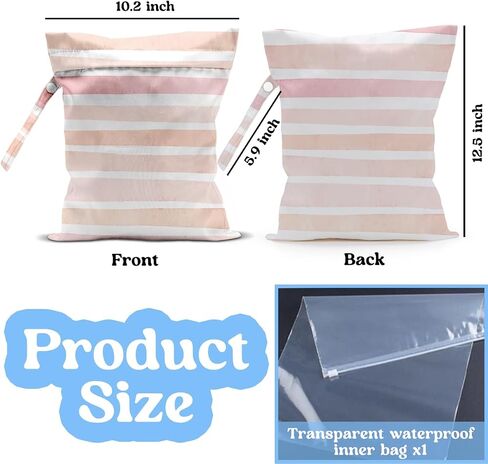 Wet Dry Bag, Wet Bag for Swimsuit, Travel, Beach, Pool, Diapers, Dirty Yoga Gym Clothes, Summer Vacation Essentials, Summer Travel Gifts for Women in Saudi Arabia
