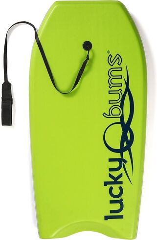Lucky Bums Boogie Board for Kids and Adults - Body Boards for Beach, River, & Lake, Mini Wakeboard with EPS Core Slick Bottom and Leash in Kuwait