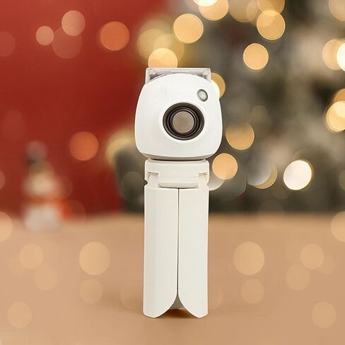 2PCS Mini Camera Tripod, Foldable Desktop Tripod Non Slip Camera Holder Handle Grip Stabilizer with 1/4 Inch Screw for PAL EVO 70 Camera (White) in Saudi Arabia
