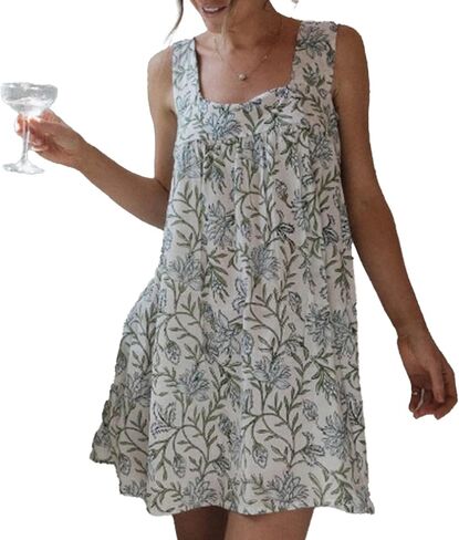 Women Cute Babydoll Mini Dress,Ruffle Strap Maternity Dresses,Cute Summer Dresses for Teen Girls,Floral Skirt in Saudi Arabia
