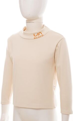 طفل فتيان فتيات غير رسمية طويلة الأكمام الداخلية الحرارية العليا للطباعة طباعة القمصان العنق في فصل الشتاء in Kuwait