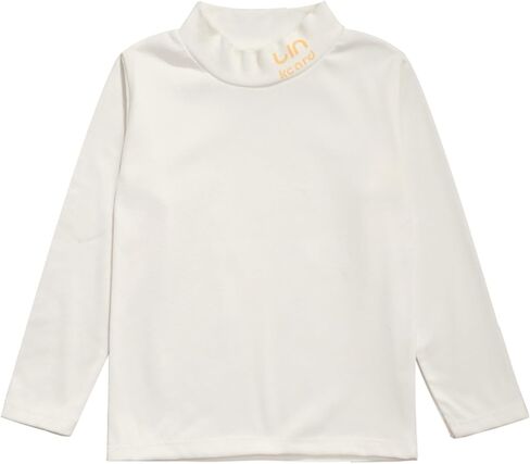 TiaoBug Baby Boys Girls Solid Letter Print Mock Thermal Underwear Tops Undershirts Long Sleeve Baselayer T-Shirts in Kuwait