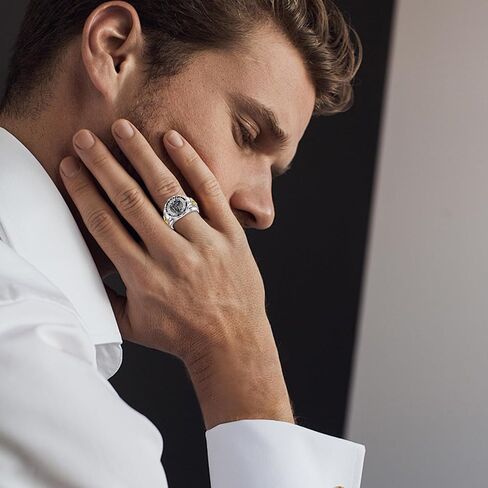 YFN Saint Michael Ring فضة استرليني حامي ديني خاتم St Michael Archangel مجوهرات هدايا للنساء والرجال in Saudi Arabia