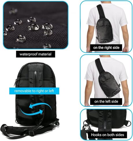 WESTEND Crossbody Sling Small Bag Travel Hiking Chest Bag Daypack in Saudi Arabia