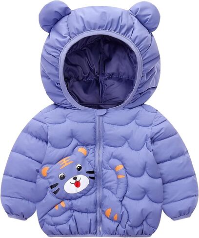 sfdgfhyf Baby Cartoon Jacket Toddler Kids Boys Girls Winter Down Coats Cute Bear Ears Coats With Hoods Cartoon Lightweight in Saudi Arabia