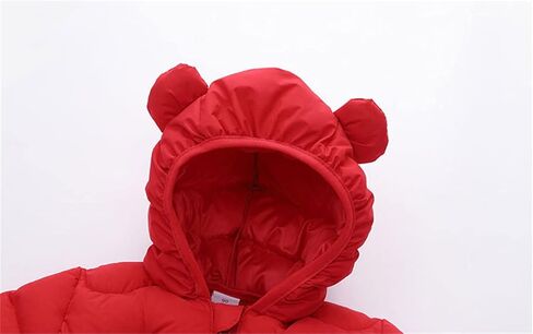 sfdgfhyf Baby Cartoon Jacket Toddler Kids Boys Girls Winter Down Coats Cute Bear Ears Coats With Hoods Cartoon Lightweight in Saudi Arabia