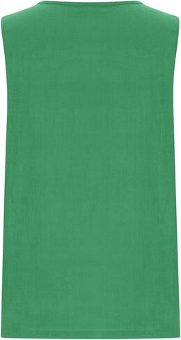 Cotton Linen Tank Top for Women Summer Vacation Lounge Tops Loose Fit Pleated Sleeveless Scoop Neck Shirt Beach Tee in Saudi Arabia