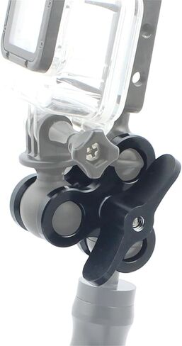 Alloy Triple Holes Ball Clamp 3 Mount Hole for Underwater Photography Diving Light System, Photography Diving Camera Accessories in Kuwait