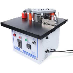 Woodworking Edge Bander Banding Machine, Portable Edge Bander Curve Straight Edge Banding Machine, 110V 1200W, Edge Width 7-60mm/0.28-2.36in, Edge Banding Speed 0-6m/Min